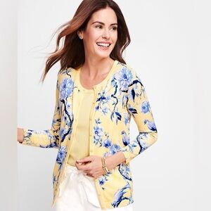 NWOT Talbots Charming Cardigan-Toile